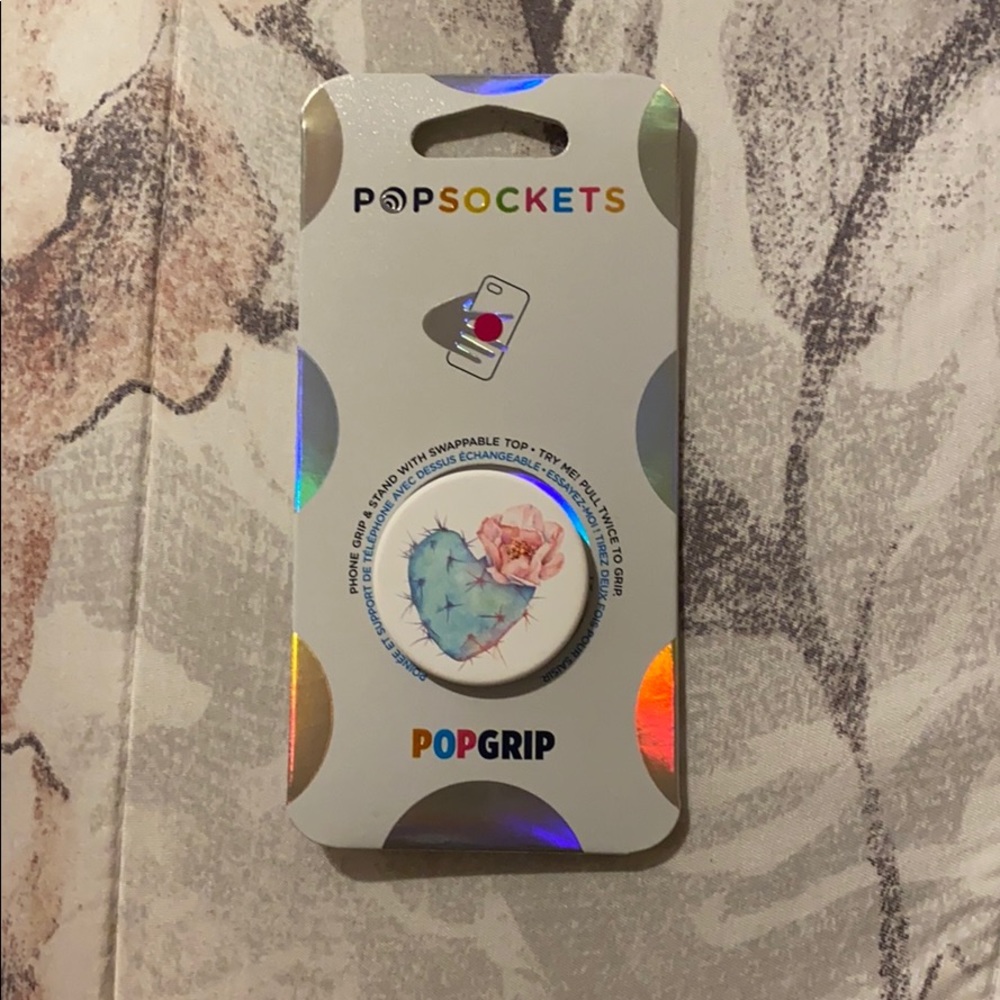 POPSOCKET (Floral Succulent Heart) 🌵🌸